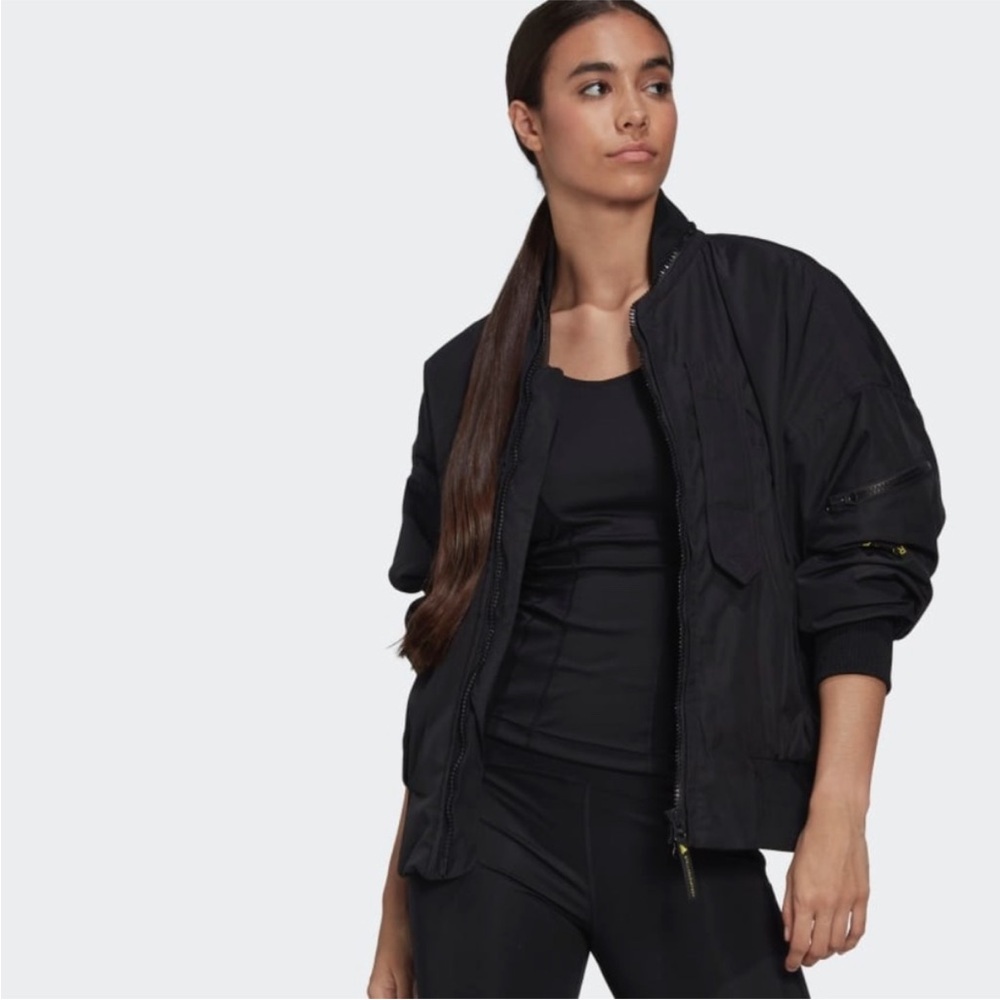 Adidas Stella McCartney Woven Bomber
Jacket NWT XL BLACK - Picture 7 of 16